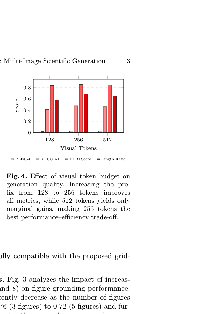Effect of Visual Token Budget